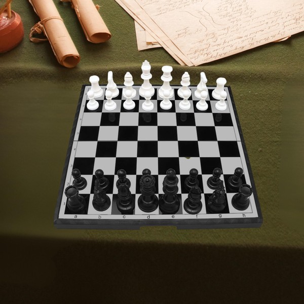 Magnetic Chess Board Set (Folding Chess Board & Chess Piece Set) Easy to Carry & Easy to Carry 20cm Size Chess Board Set