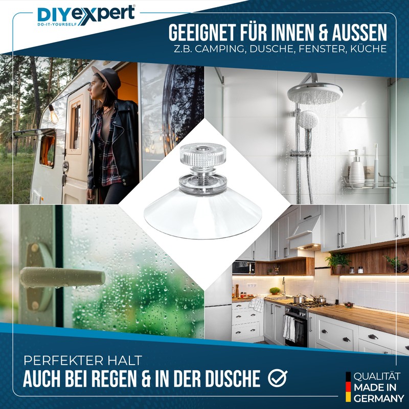 DIYexpert® 4x / 8x / 12x / 20x Suction Cup
