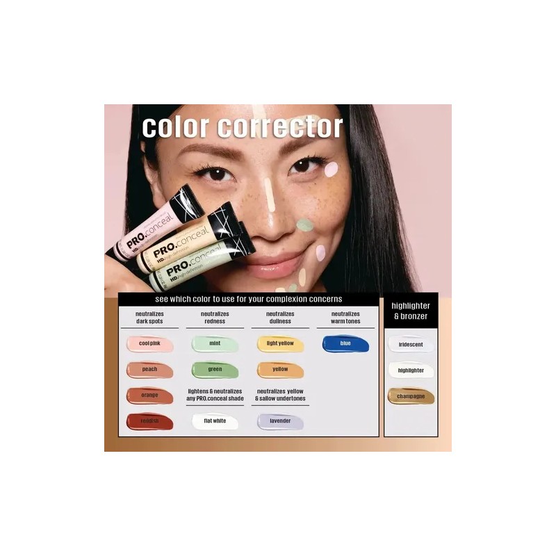 Corrector Hd Pro Conceal La Girl Tono Cool Nude