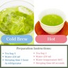 Matcha Infused Green Tea Bags 40 packs/80 g Biodegradable Filter,