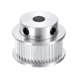 sourcing map GT-2 40T Pulley Synchronous Wheel 5mm Bore, Aluminum Timing Pulley 40 Teeth, Fit Width 10mm Timing Belt for 3D Printer CNC Machine