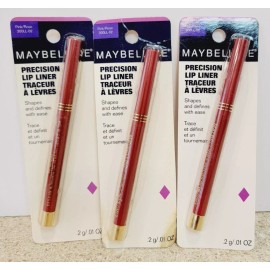 Maybelline Precision Lip Liner Twist Up Crayon - Pink Rose - Sealed - Set of 3