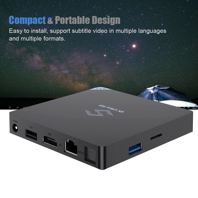 S95 S905X2 2+16G Dual WiFi+BT4.0 STB Smart TV Box HD