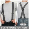Suspenders for Men Heavy Duty Work Airport Friendly 4cm Wide