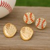 Golf Earrings Studs for Women Rhinestone Sports Earring Sets Tennis