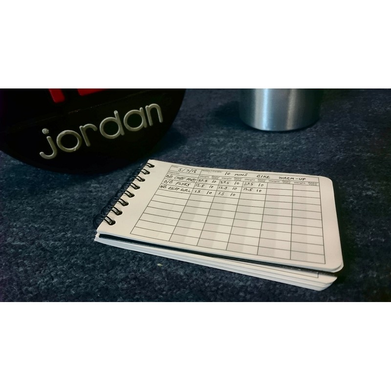 Polymath Products Pocket Gym Diary –100-page workout log. Handy size