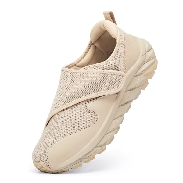 TEOHRW Men Diabetic Shoes Wide Width Shoes with Adjustable Closure
