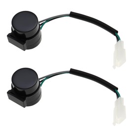SING F LTD 2PCS 3-Pin LED Flasher Relay 12V Motorcycle Indicator Relay LED Turn Indicator Light Flasher Relay Compatible with GY6-125 Scooter Motorcycle