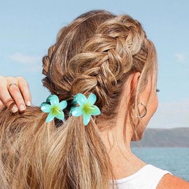 Flower Hair Clips for Women,Flower Hair Accessories - with Cardboard Set Smooth Lightweight Anti-Slip Headwear for Everyday Workplace Dating Vacation Dance Bridal Casual Beach