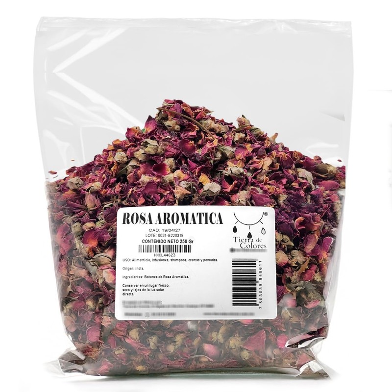 Rosa Aromatica Castilla Botones 250g Té Floral Infusiones