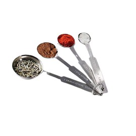 Stainless Steel Measuring Spoons Set of 4 in different size (Set of 4 Spoons)