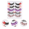 IWOWHERO Vivid Fake Eyelashes Curl Mixed Use Lightweight Easy to
