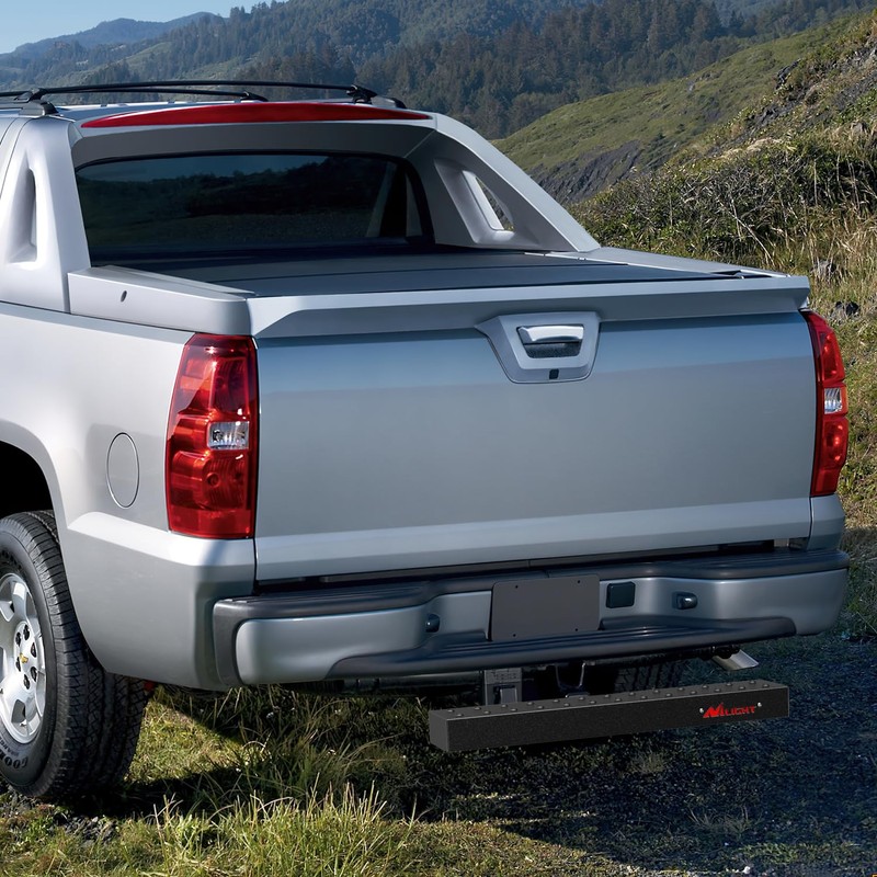 Nilight Hitch Step with 2" Hitch Receiver Rear Bumper Guard