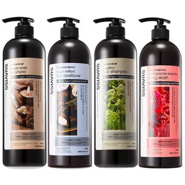 Choose 1 Suavis Shampoo/Conditioner/Body Wash 1L, Argan Brilliant Conditioner 100ml / 수아비스 샴푸/컨디셔너/바디워시 1L 택1개, 아르간 브릴리언트 컨디셔너 100ml