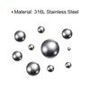 QUARKZMAN Precision Balls 8 mm Diameter 316L Stainless Steel for