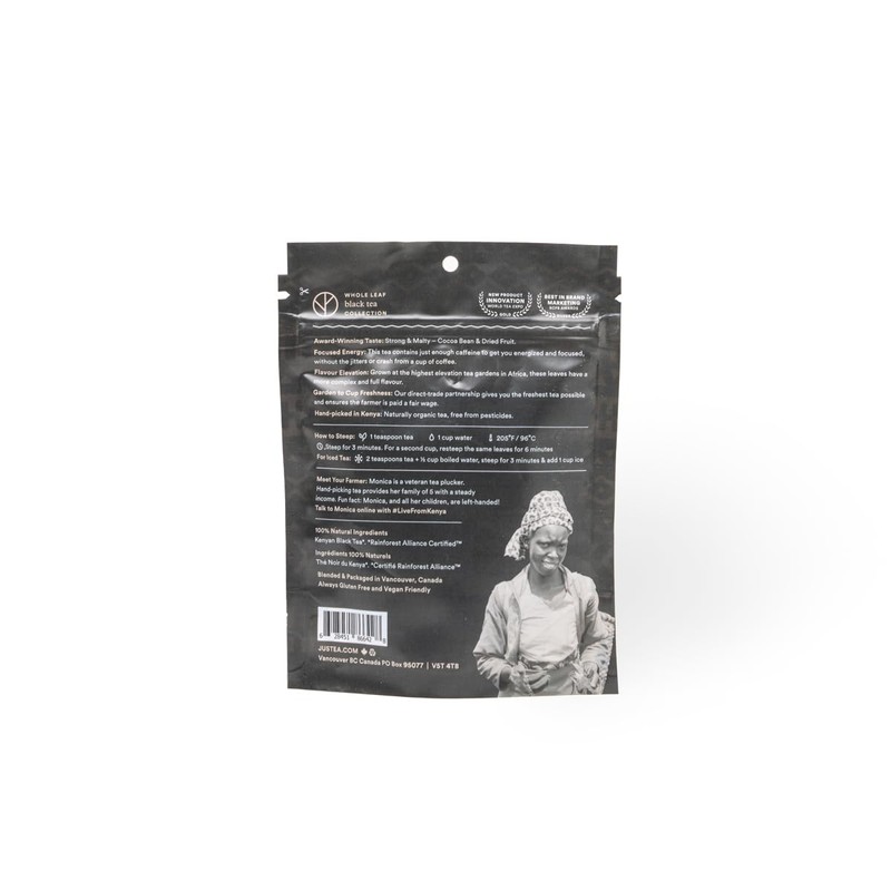 JusTea MT. KENYA BLACK | Loose Leaf Black Tea |