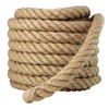Manila Rope 1-1/2 Inch x 50 Feet, Twisted Thick Rope