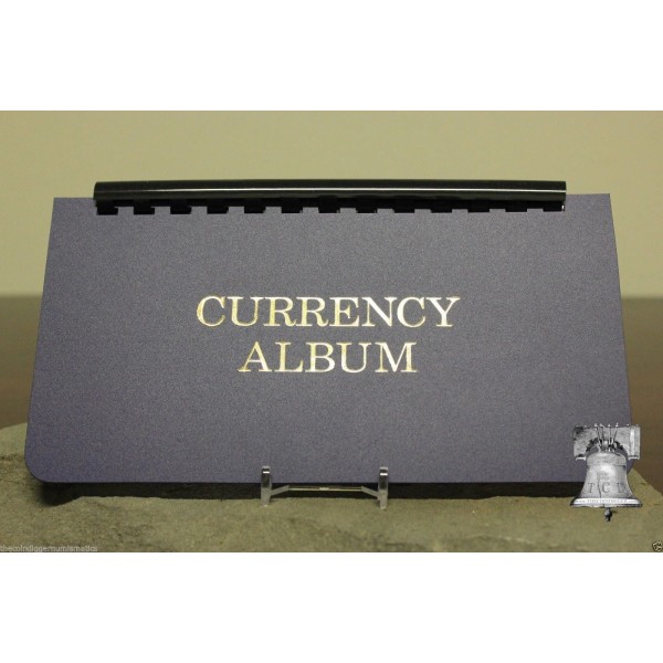 Whitman Large Currency Holder Album Removable 10 Semi Rigid Page