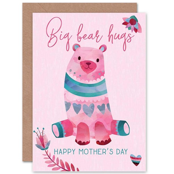 Big Bear Hugs - Happy Mothers Day Card CP3209