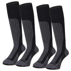 VAXPOT VA-1790 Snowboard Ski Socks, Set of 2, Thermolite, Graduated Compression Design