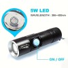 Unbranded Rechargeable UV Flashlight: USB 3 Modes for Bed Bugs,