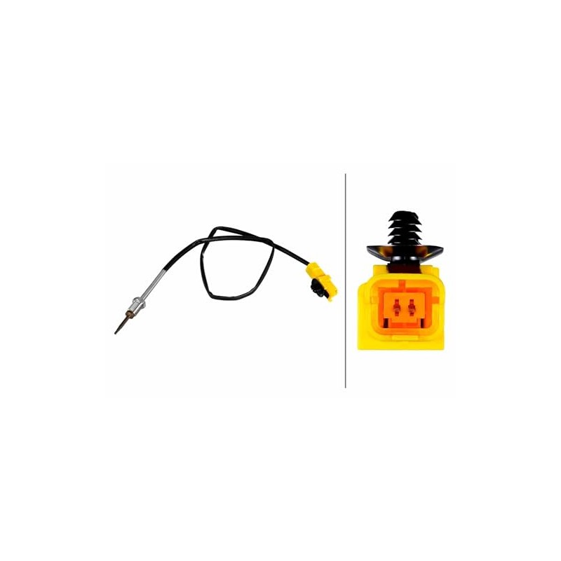 HELLA 6PT 010 376-591 Sensor, Exhaust Gas Temperature – 2-Pin
