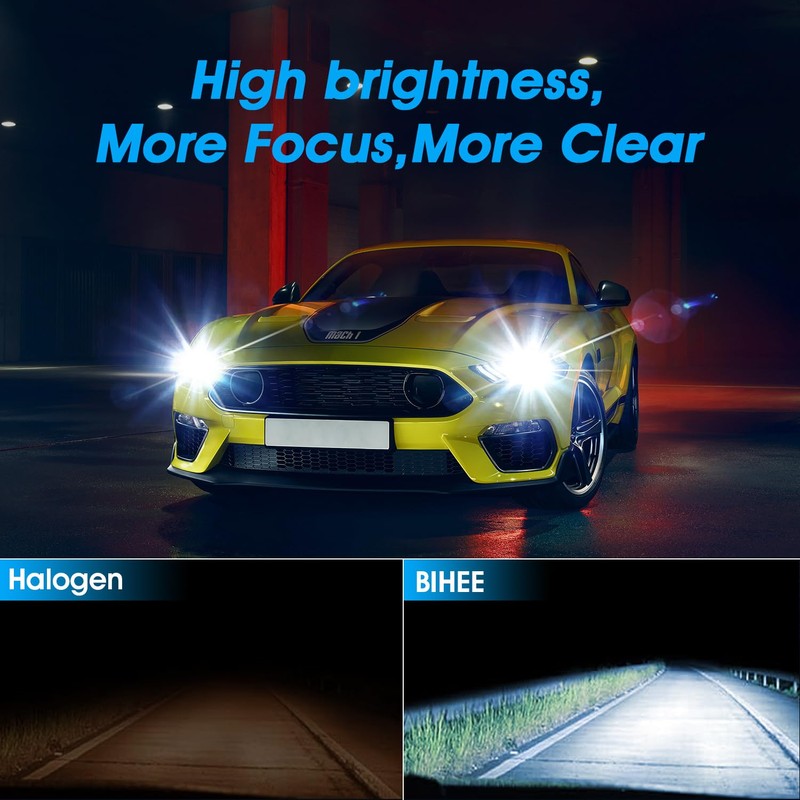 BIHEE D3S Xenon Bulb 8000K Ice Blue HID Headlight 35W