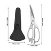Nikou Stainless Steel Kitchen Scissors with Magnetic Scissors Sleeves, Multi-Purpose
