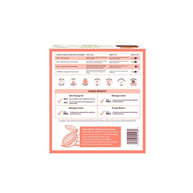 Palmer's - Kit para Estrías Embarazo con Manteca de Cacao