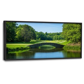 Golf Wall Art, Golf Course Pictures Wall Decor, Landscape Canvas Prints Painting, Large Modern Framed Artwork for Living Room Gym Club Bedroom Office Bathroom Dining Room 60"x 30"