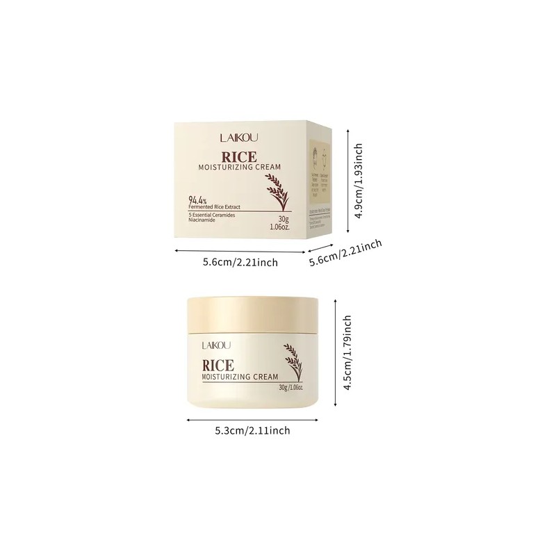 D Crema Hidratante Facial Laikou Rice Con Niacinamida | 30g
