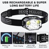Head Lamp Rechargeable High Brightness Fishing Ultra Long Life Flashlight