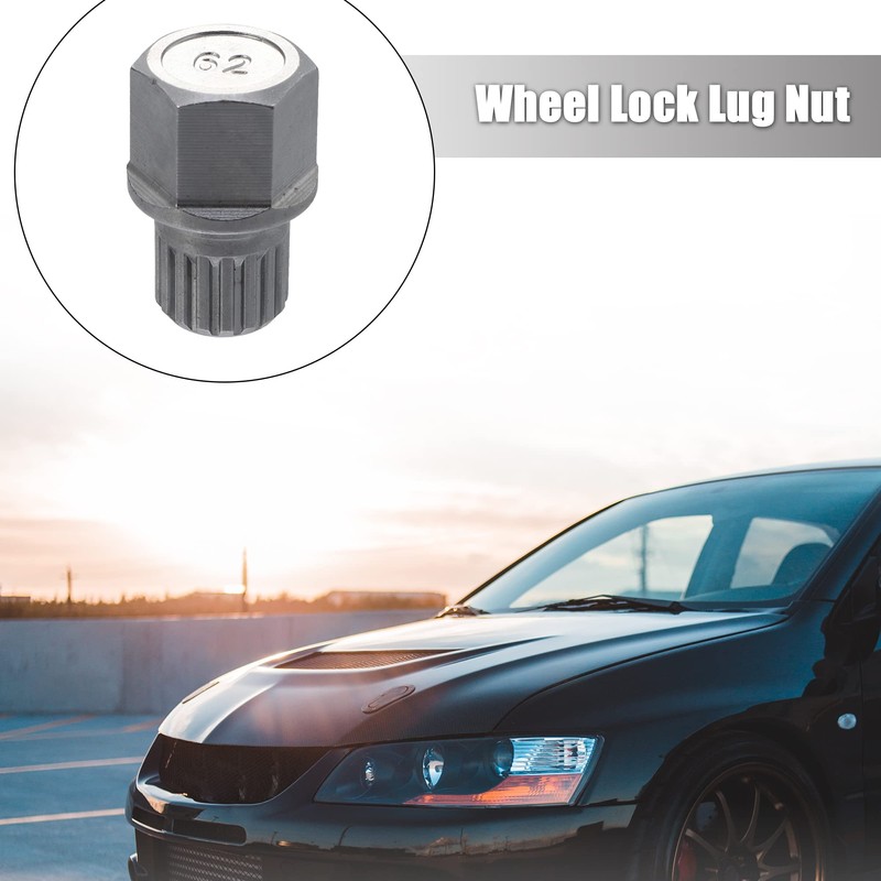 X AUTOHAUX Car Wheel Lock Lug Nut Socket Key Wheel
