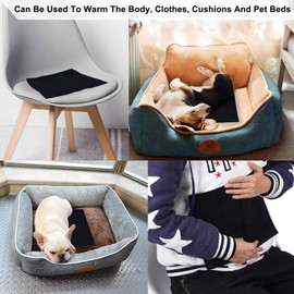 Heating Pad,5V USB Carbon Fiber Heating Pad,Electric Heating Film Heater Pad,Electric Cloth Heater Pad for Neck Back Pet Bed Warmer