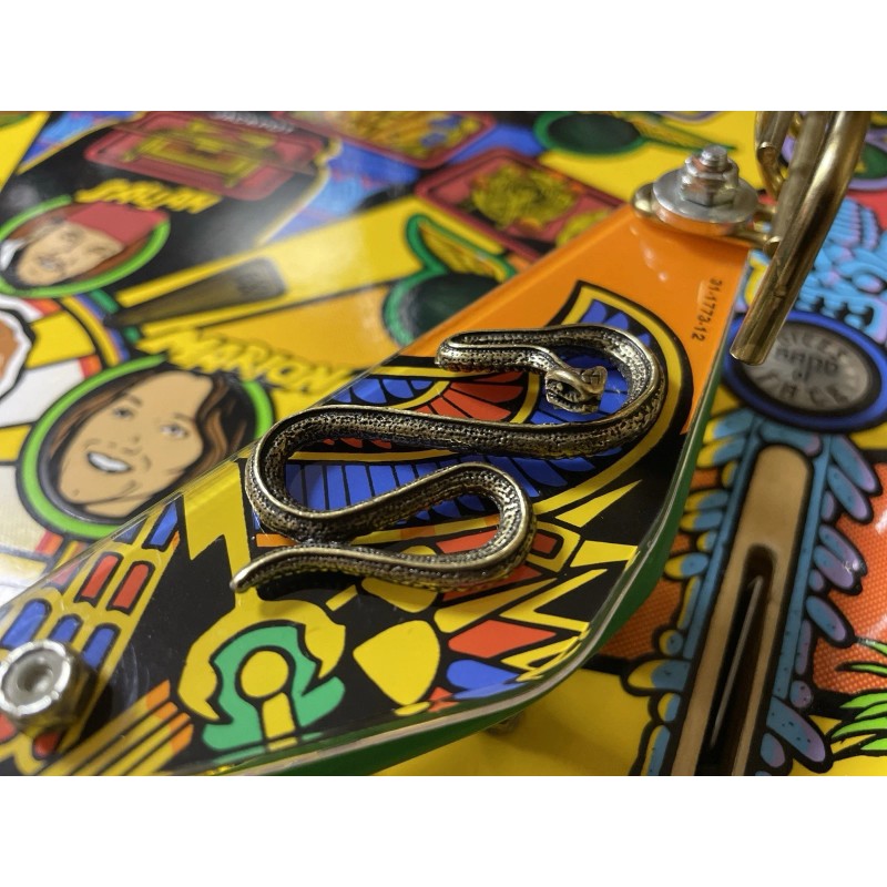 NEW!!! SOLID BRASS!! Indiana Jones Pinball Machine Snake Mod Version