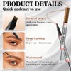 Eyebrow Pencil, 2-in-1, Microblading Eyebrow Pencil, Hair Drawing, 4D Eyebrow