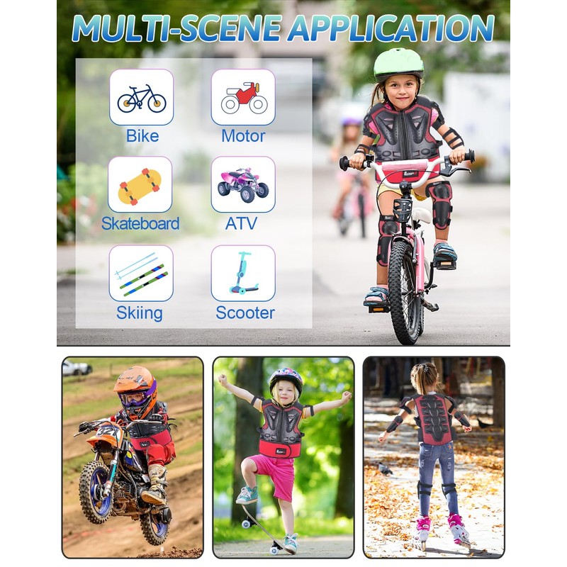 StarknightMT Kids Motorcycle Armor Suit Dirt Bike Gear Riding Protective