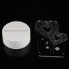 4.5V USB 3D Illusion Visual Romantic Night Lamp 7 Colors