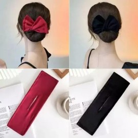 Dango Hair 당고머리 올림머리 똥머리 헤어밴드 곱창 스틱형 [블랙] Dango Hair Bun Updo Headband Chiroru Stick Type [Black]