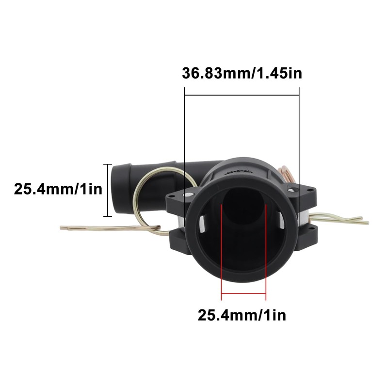 Briny River 100C-90 Degree 1 Inch Elbow Type C Poly