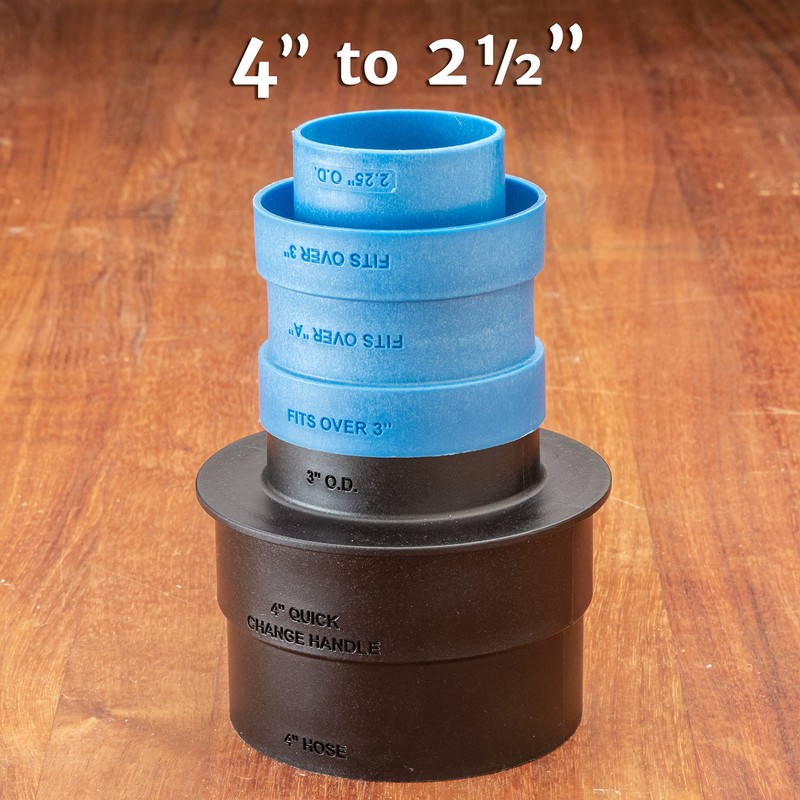 Dust Right Stacking Dust Port Adapter Set (3-Piece) – Interchangeable
