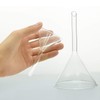 2-Pack Glass Funnel, Funnel Laboratory Instrument 60mm 90mm Kitchen Lab