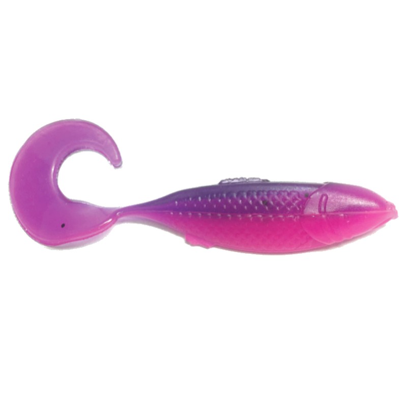 FLE-FLY Go Go Minnows Soft Plastic Baits with Vibrating Curl