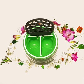 Lensbix Contact lens case. The perfect gift for lens wearers. The innovative way of storage. Cappuccino biker (cappuccino)