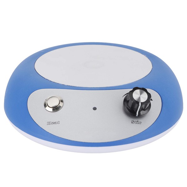 Cuifati Magnetic Stirrer, Heated and Unheated Red LED 500°C Max Stirrrer, Liquid Heated Mixing Laboratory Magnetic Hot Plate (American plug)