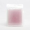 400 Microswabs - Pink Micro Applicator Brush Replacements for Eyelash