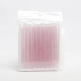 400 Microswabs - Pink Micro Applicator Brush Replacements for Eyelash Extensions