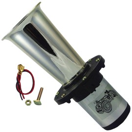 Universal 12V Chrome Car Horn Hot Rod Antique Vintage Klaxon AHOOGA Old Fashion