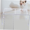 Totority 1set Chicken Platform with Climbing Ladder Mesh Shelf for
