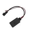 Car Bluetooth5.0 AUX Module 3Pin ABS Black Wearproof Replacement for